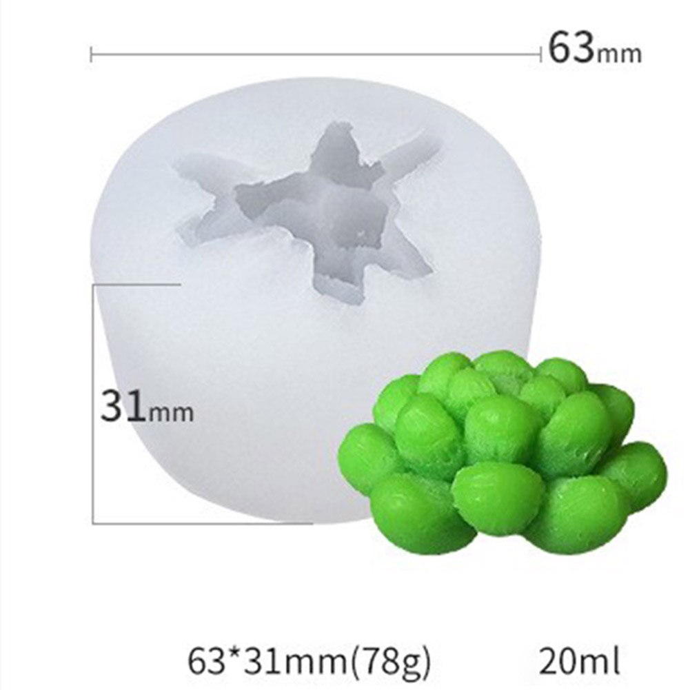 Beton Bloempot Mold Handgemaakte Craft Klei Mallen Multifunctionele Siliconen Pot Mal Voor Vetplanten Cactus Planten: 02