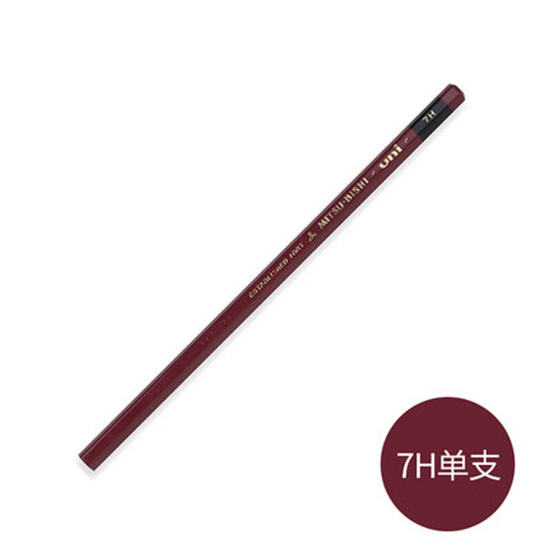 Uni 1887 Geavanceerde Hout Potlood Hardheid Test Potlood Tekening Potlood HI-UNI 1Pcs: 7H 1PCS