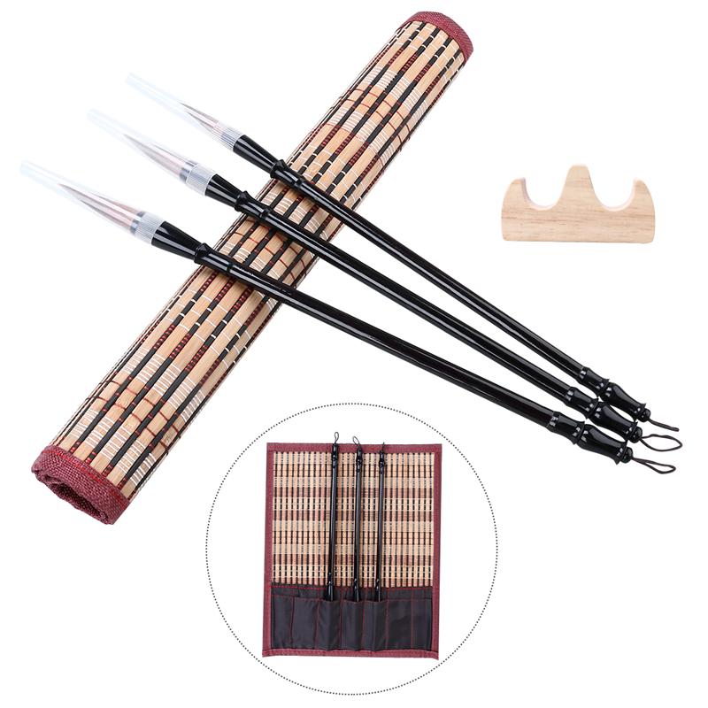 Nuzel Excellent cheveux de loup caligraphie chinoise Kanji japonais Sumi dessin brosse: AS PIC 1
