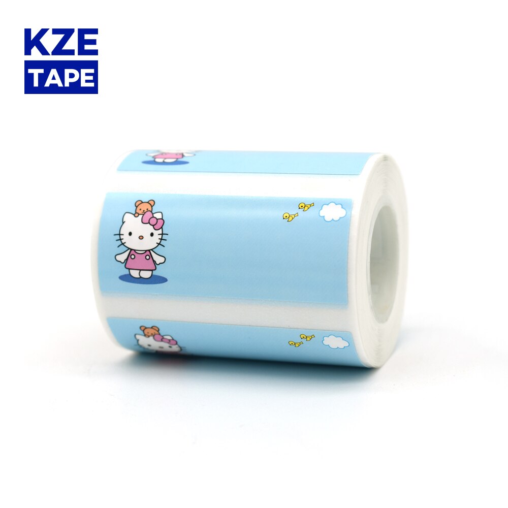 Kze 50*20 Mm Diverse Modellen Leuke Thermische Label Roll Typeable Washi Tape Mooie Mark Sticker Voor EQ11 Mini thermische Label Printer: Hello cat 2