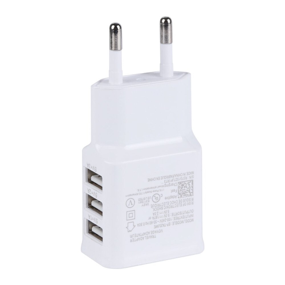 Uniwersalna wtyczka euro EU 3 porty zasilacz sieciowy ładowarka podróżna USB robić Iphone 6 6S robić Samsung IOS android Smartphone UM