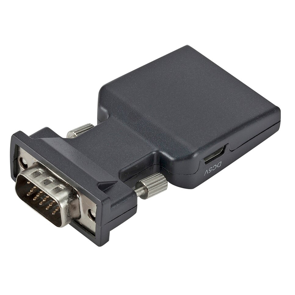 Bggqgg Vga Male Naar Hdmi Vrouwelijke Converter Met Audio Adapter Kabels 720/1080P Voor Hdtv Monitor Projector Pc laptop Tv Vga Naar Hdmi