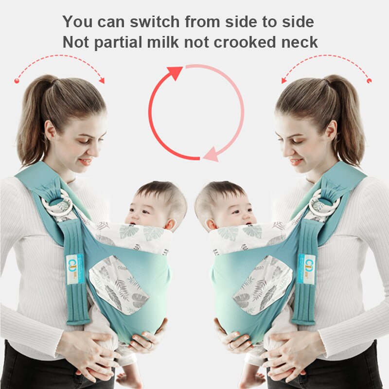 Bæresele slynge nyfødt slynge ammebetræk baby wrap skyggeposer spædbørn ammebetræk bæresele mesh stof