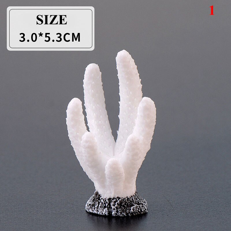 DIY Resin Aquarium Artificial Coral Reef Colorful Decoration Fish Tank Coral Stone Landscape Ornament Aquarium Accessories: 3