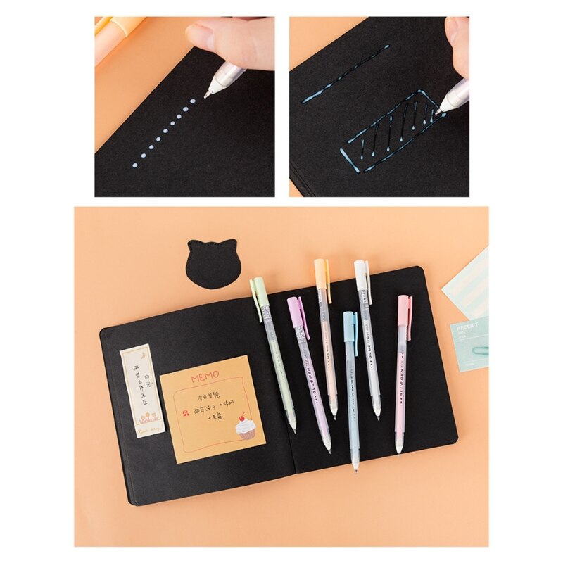 Pen Shaped Glue Stick Transparent Washable Adhesive Glue Pen for DIY Paper Art Crafts Photo Album Cards Making