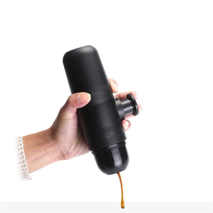 Portable Mini Hand Pressure Coffee Powder Machine Cooking Cup Manual Bar Italian Espresso Maker Extraction Cup