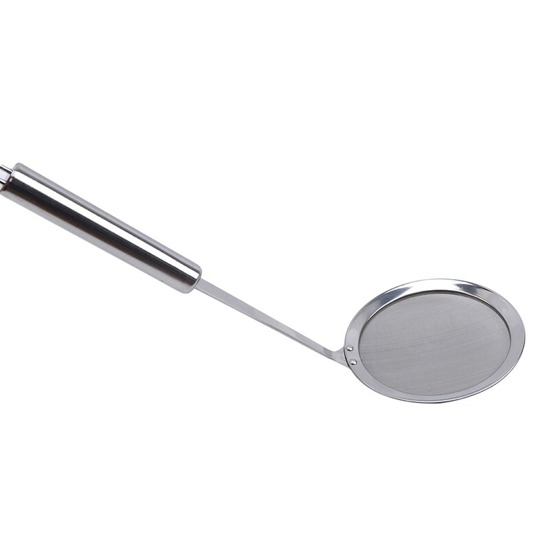 Cocina Multi-funcional de cuchara fino de acero inoxidable de malla de alambre de espumadera, colador de alimentos fritos neto utensilios de cocina: 12cm