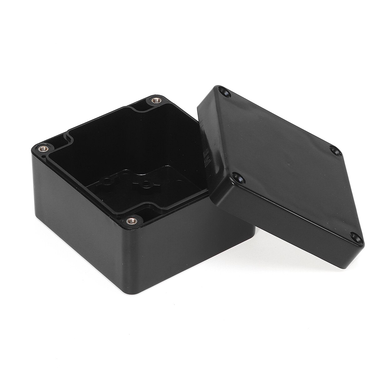 Black Color Waterproof Plastic Enclosure Box Electronic Housing Instrument Case Electrical Project Outdoor Junction Box: 83x81x56mm