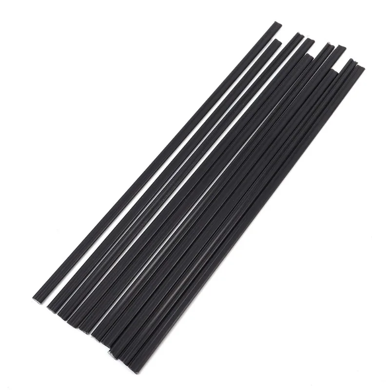 Plastic Lasstaven Voor Autobumper Plaat Metalen Deukherstelgereedschap Wegwerp Pp Lassticks Auto-Accessoires: 30mm / Black