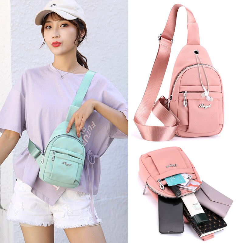 Running Portemonnee Mode Vrouwen Sport Borst Tas Portemonnee Telefoon Tas Riem Tas Kleine Mini Schouder Tas