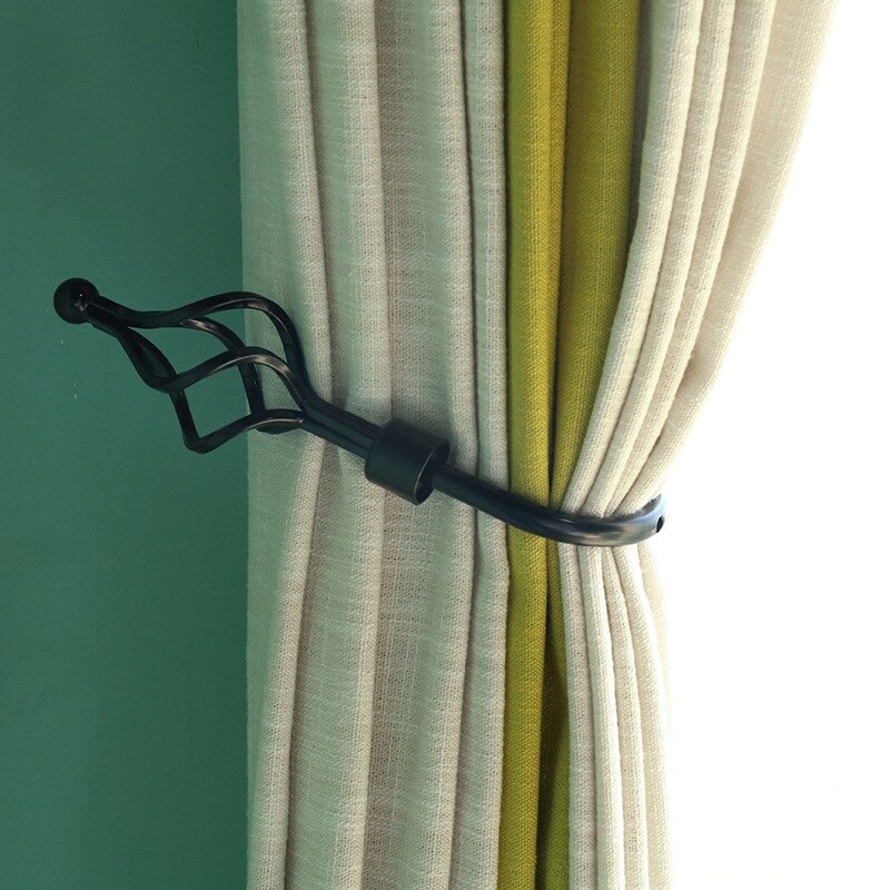 Gardinholdere til gardiner , 2 pakke snoet bur finials vintage gardin tieback hook til boligindretning