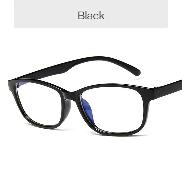 Anti blue rays computer Glasses Men Blue Light Coating Gaming Glasses for computer protection eye Retro Spectacles Women: 47-Black