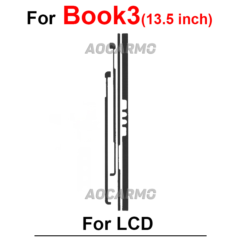 Do Surface Pro 3 4 5 6 7 GO1 GO2 Book 1 3 Book2 Book3 13,5 15 cali Przedni klej samoprzylepny Naklejka na wyświetlacz LCD Pro4 Pro5 Pro7 Pro9: YELLOW