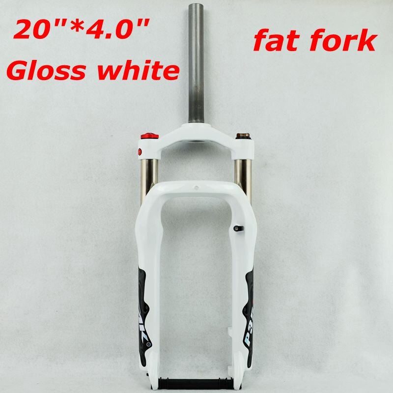 Snow MTB Moutain 20inch4.0in Bike Fork Fat bicycle Fork oil air gas Locking Suspension Forks Aluminium Alloy For 4.0"Tire 135mm