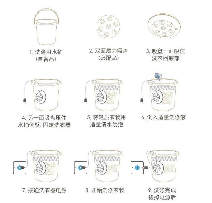 ultrasonic folding mini washing machine portable panties washing machine