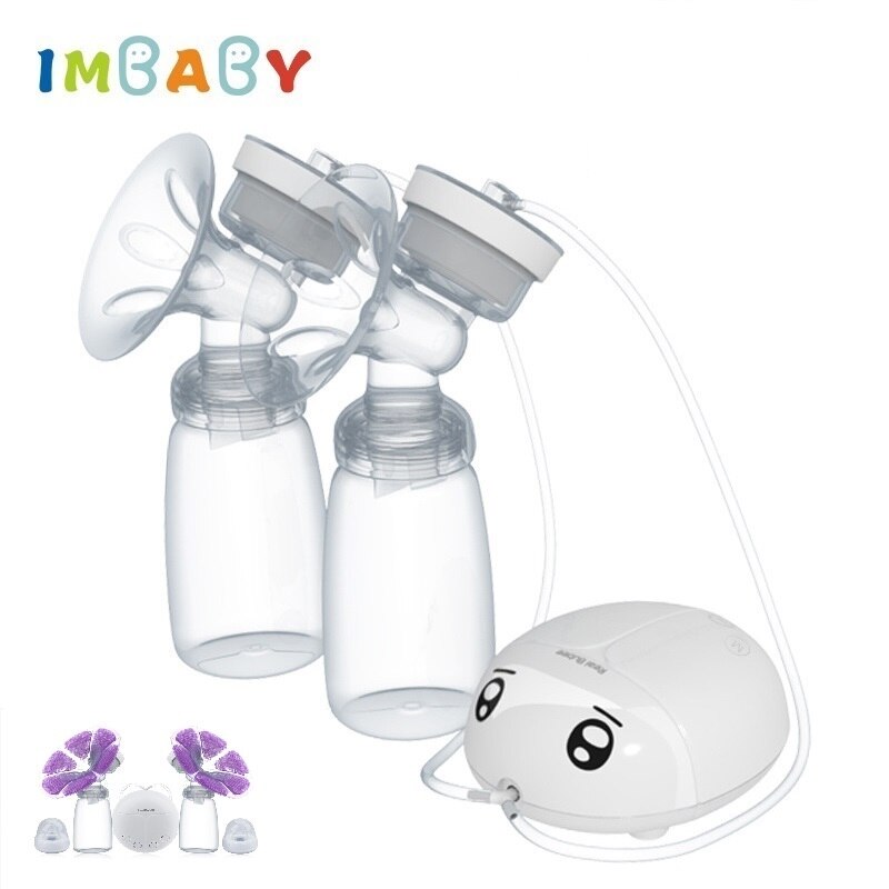 Imbaby Bilaterale Elektrische Borstkolf Pompen Met Melk Fles Usb Elektrische Moedermelk Extractor Baby Borstvoeding Accessoires