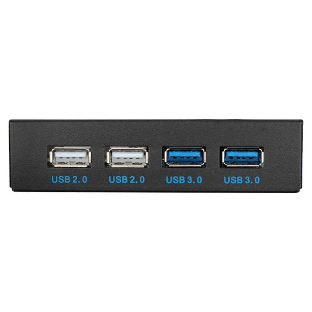 Desktop Chassis Front Panel USB Hub Connector Adapter 2 Port USB 3.0 5.25 inch Computer Case CD ROM Drive Bay Front Panel