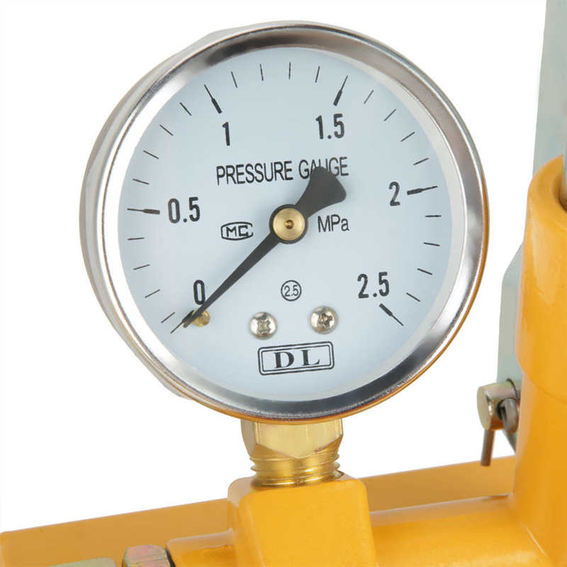 25KG 2.5Mpa Manual Hydraulic Water Pressure Test Pump Pipeline Tester Tool