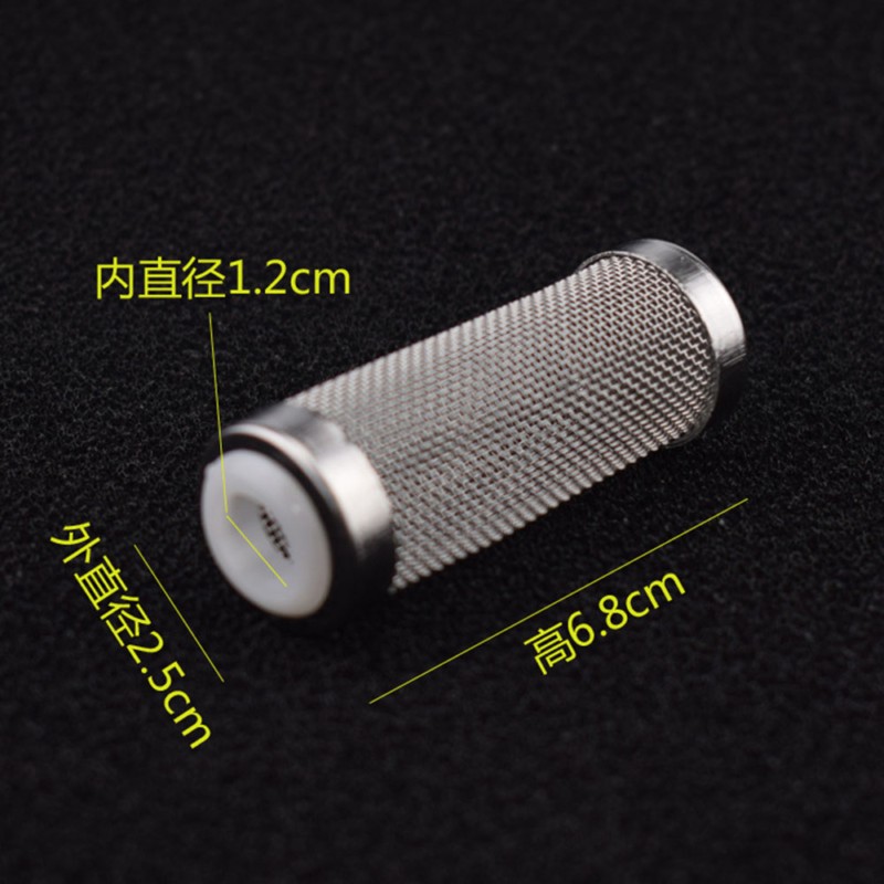 Edelstahl Fisch Einlass Schutzgitter Filter Netze einstellen Spezielle Aquarium Garnelen Zylinder Filter Zufluss Einlass Schutzfall