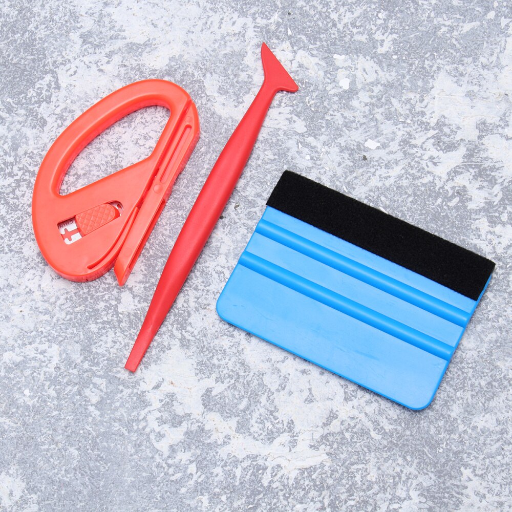 3 in 1 Car Wrap Vinyl Film Tool Film Install Kit Scraper Film Sticker for Auto Car Motor Vehicle