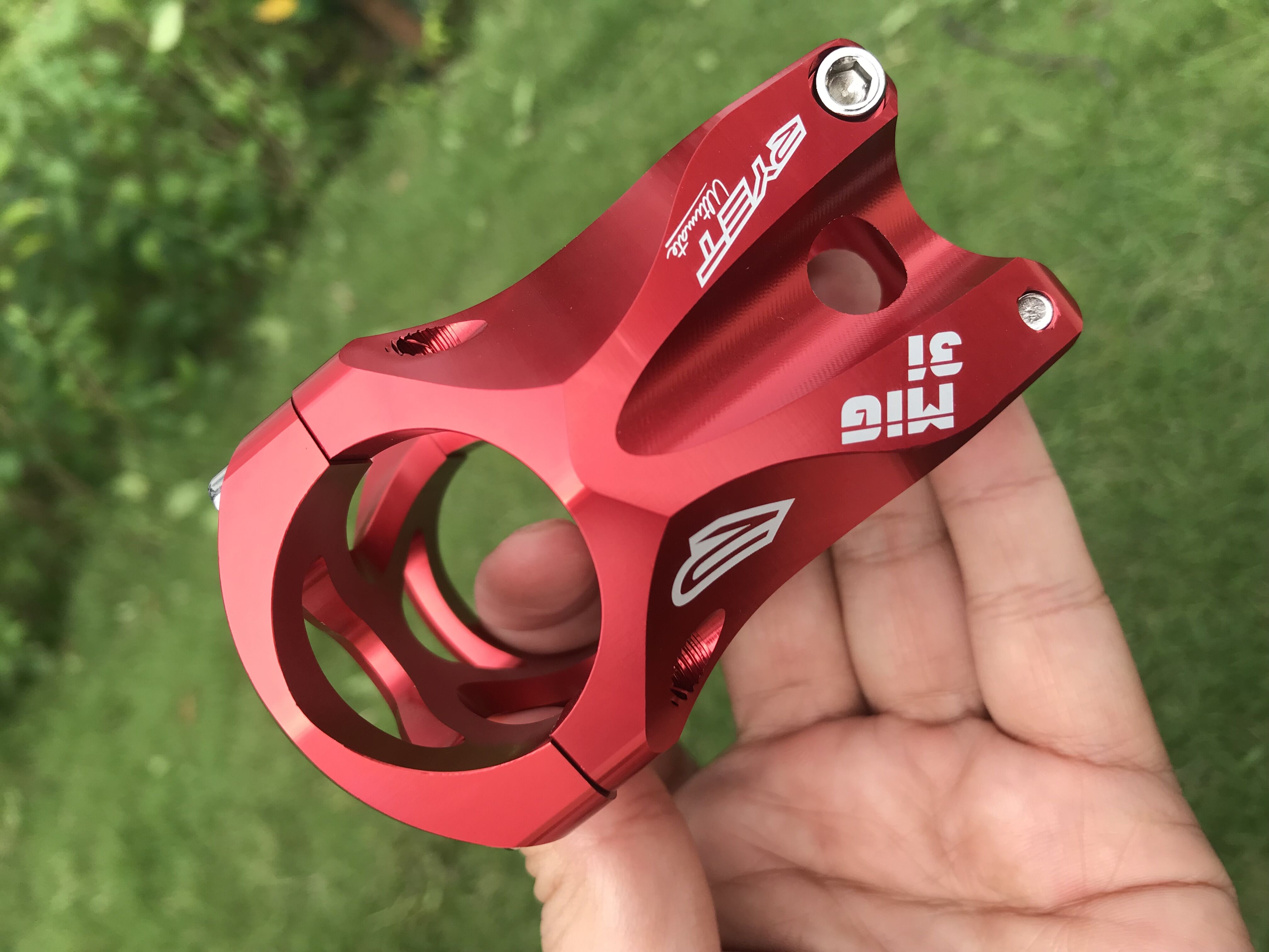 RYET – tige de vélo CNC ultralégère, 45mm, guidon de 31.8mm, 0 degré de montée, FR AM Enduro 28.6mm, pièces de vélo de montagne