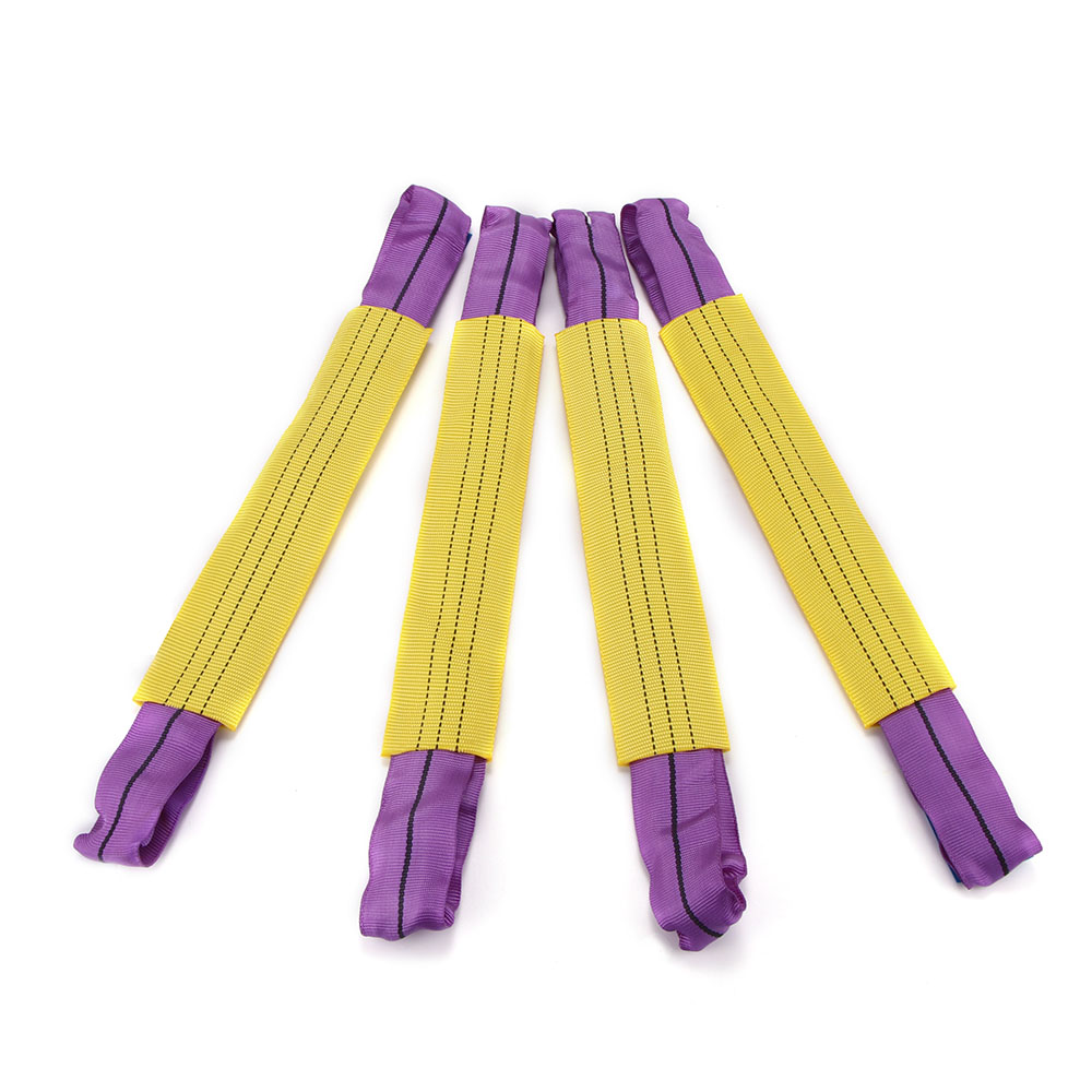 4pcs Recovery Alloy Wheel Securing Link Straps Trailer Transporter x 4 Yellow/Purple Car Accessories