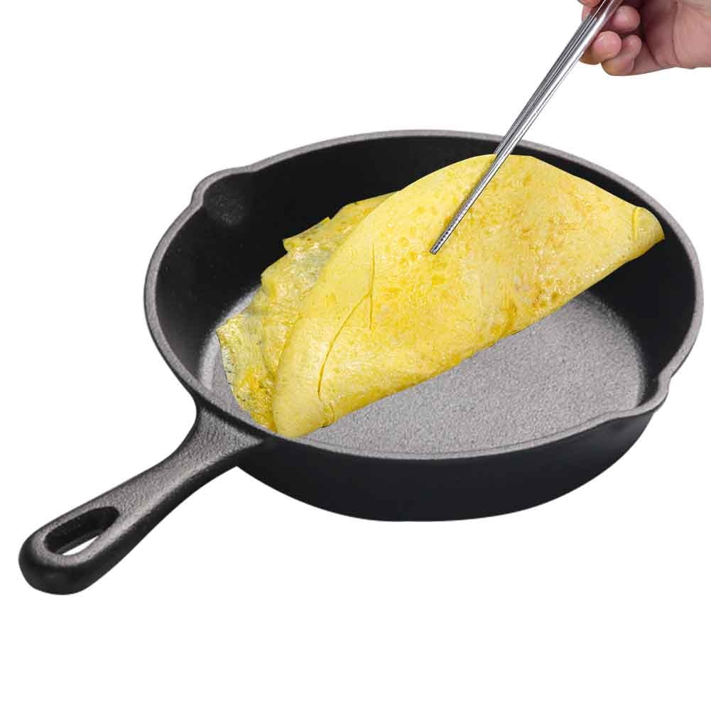 Hem gjutjärnspanna köksredskap matredskap ägg pannkaka stekpanna slät yta kök mini non stick för induktionsspis