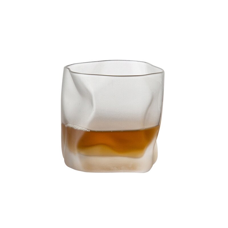 Wine Cocktail Glass Whisky Short Glass European Japanese Bar Personality Whiskey Beer Glass Verre Drinking Brandy C: 02 / 2PCS