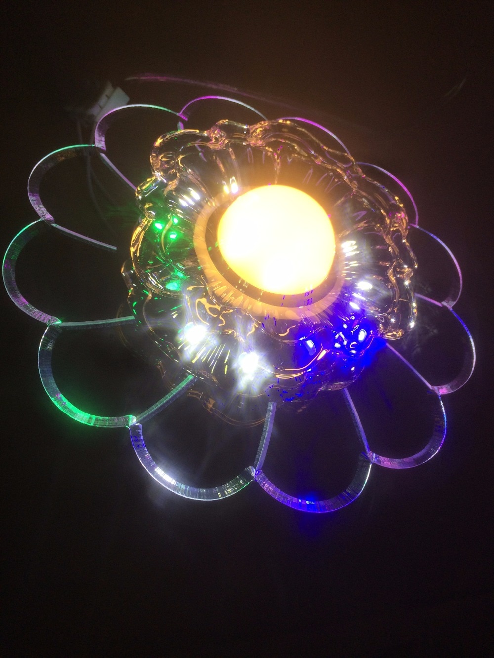 Luksus krystal led lysekrone lys 100-240v restaurant gang stue balkon lampe moderne belysning til hjemmet dia 20cm