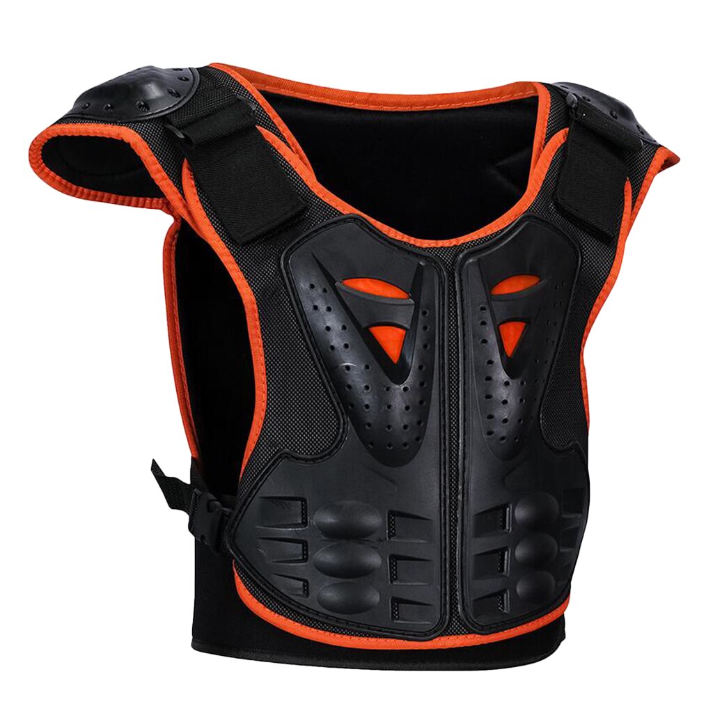 Børnebeskyttelsesanordning hele kroppen brystrygsøjlebeskytter vest beskyttelse til dirtbike motocross skiløb snowboarding