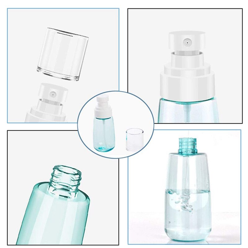 Spray Bottles 60Ml Fine Mist Empty Travel Cosmetic Refillable Container Hairspray Makeup Face Water Mister Plastic Sprayer Atomi