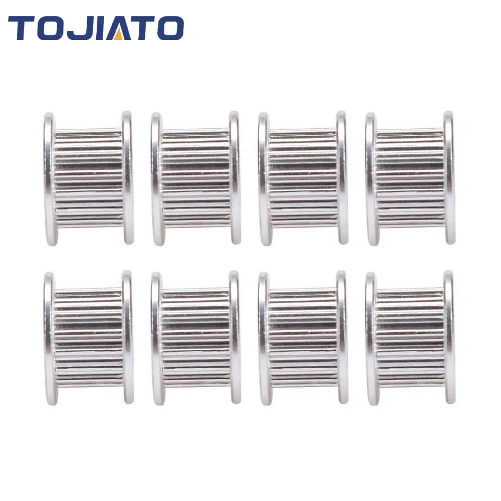 2/4/6pcs GT2 Idler Timing Pulley 16/20 Tooth Wheel Bore 3/5mm Aluminium Gear Teeth Width 6/10mm For Ender 3 CR10 Printer Reprap