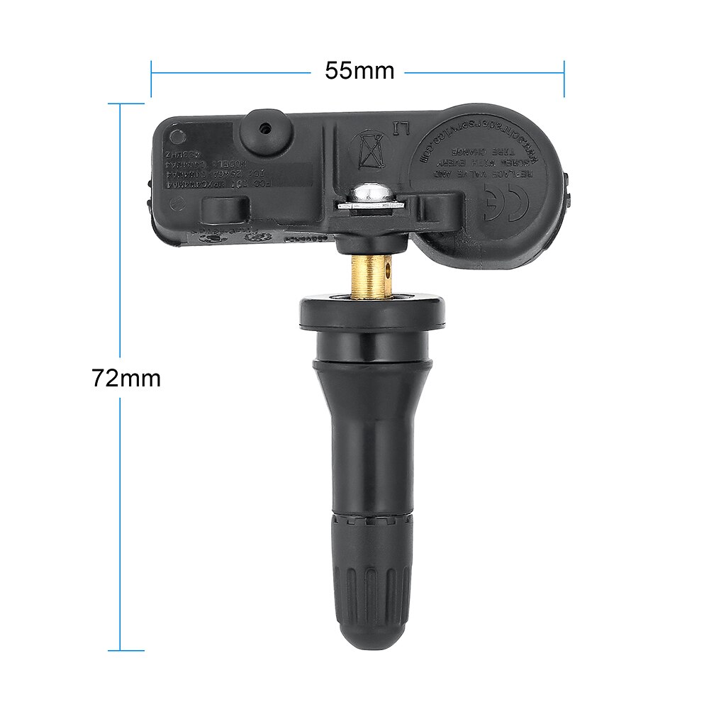 Bandenspanning Sensoren 56029398AB 433Mhz Tpms Tyre Pressure Sensor Voor Chrysler Jeep Fiat Dodge Tpms Sensor Monitoring Systeem