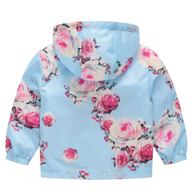 Peuter Kids Baby Meisjes Jongens Bloemen Bloemen Lente Hooded Jasje Tops jas meisjes kids bovenkleding peuter jongen jas lente