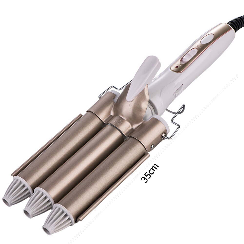 Modelador de cachos elétrico com três cilindros de 22/20mm e modelador de cachos elétrico