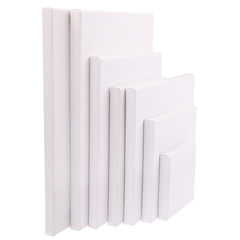 1Piece White Blank Square Artist Canvas For Canvas Oil Painting,Wooden Board Frame For Primed Oil Acrylic Paint