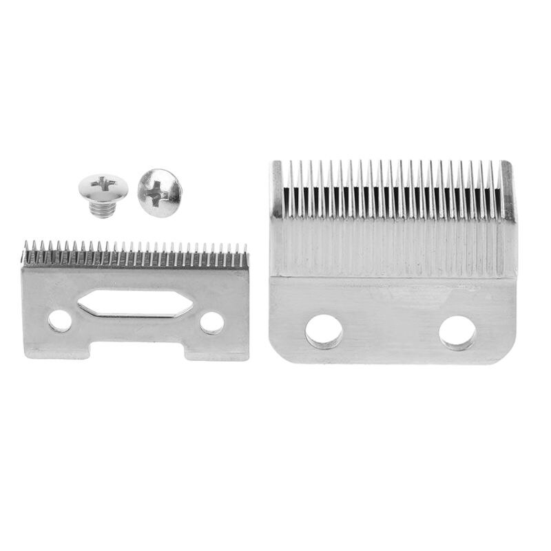 2-Hole Clipper Blade High Carton Steel Clipper Accessories with 2 the Screws for Electric Trimmer Cutting Machine