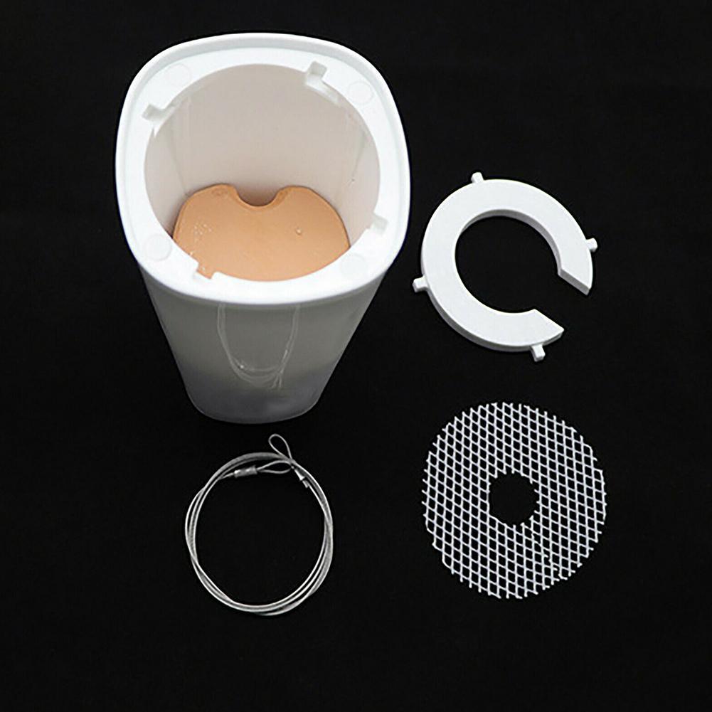 Maceta colgante invertida para jardín, cesta de almacenamiento con rotación de 360 grados, 13x9,5x9,5 cm, novedad