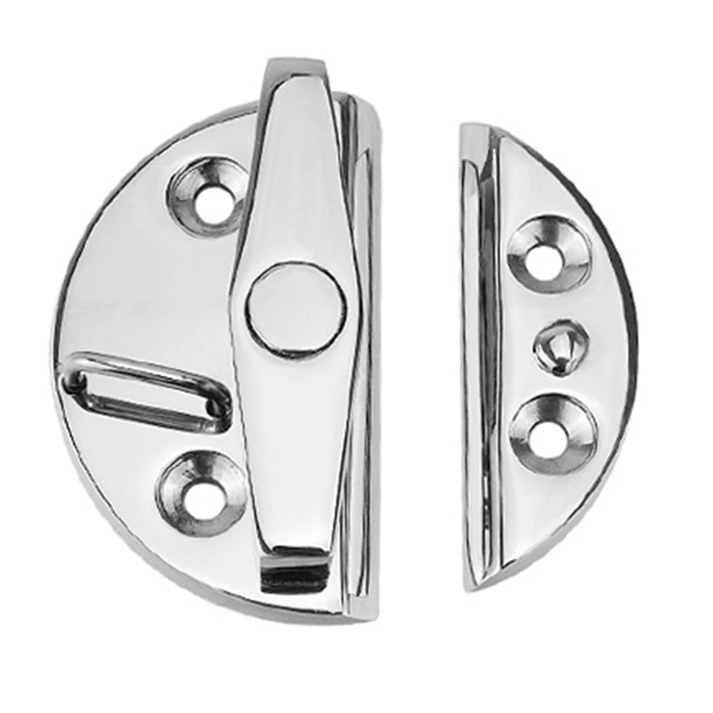 1 Stuk Boot Deur Vangst Klink 180 ° Marine Kast Slot 316 Rvs Ronde Vangst Klink Hardware Accessoires
