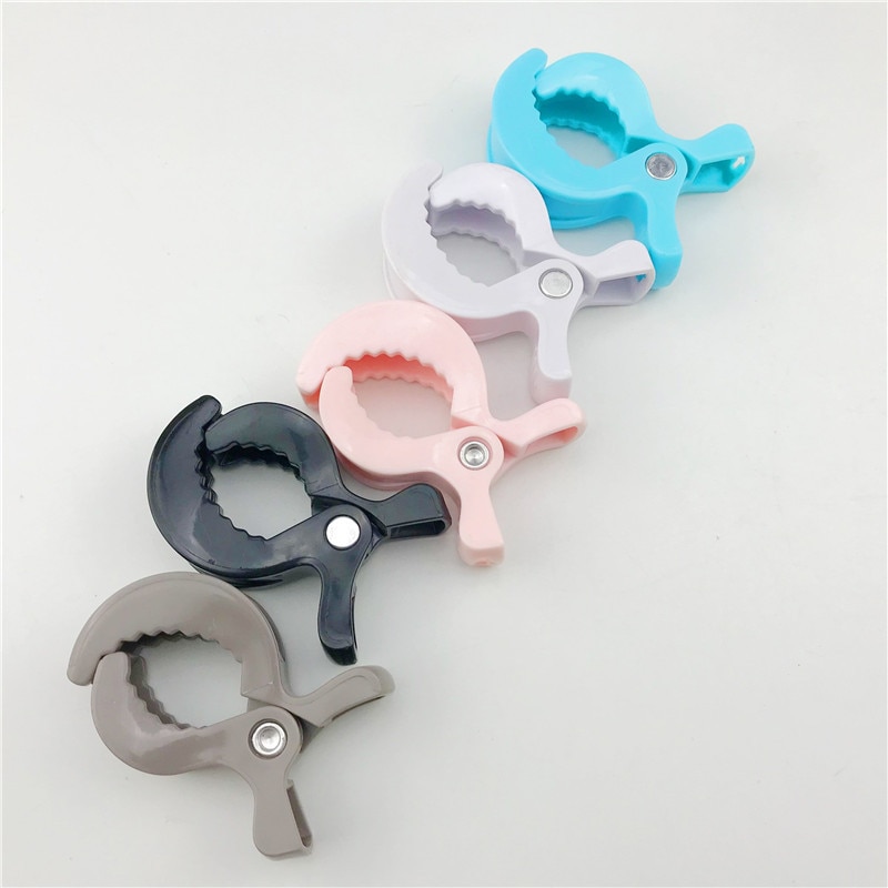 Clip Pram Stroller Peg To Hook Cover Blanket Mosquito Net Clips Baby Colorful Car Seat Accessories Plastic Pushchair Toy