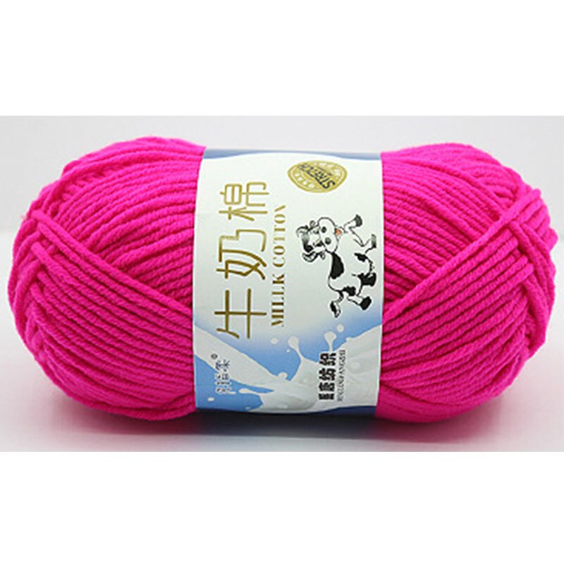 2.5MM lait doux coton doux bébé tricot laine fil épais fibres velours fil à tricoter à la main laine Crochet fil pour bricolage pull: 8
