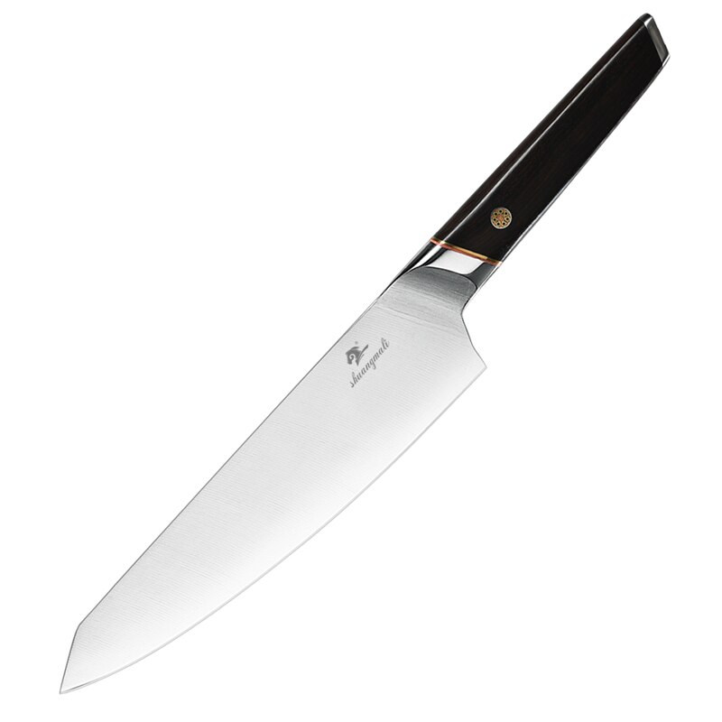 4 stk chinese cleaver chef kniv sharpener sæt 5 cr 15 rustfrit stål køkken kok knive sæt utility slibemaskine paring chef kniv: Kokkniv