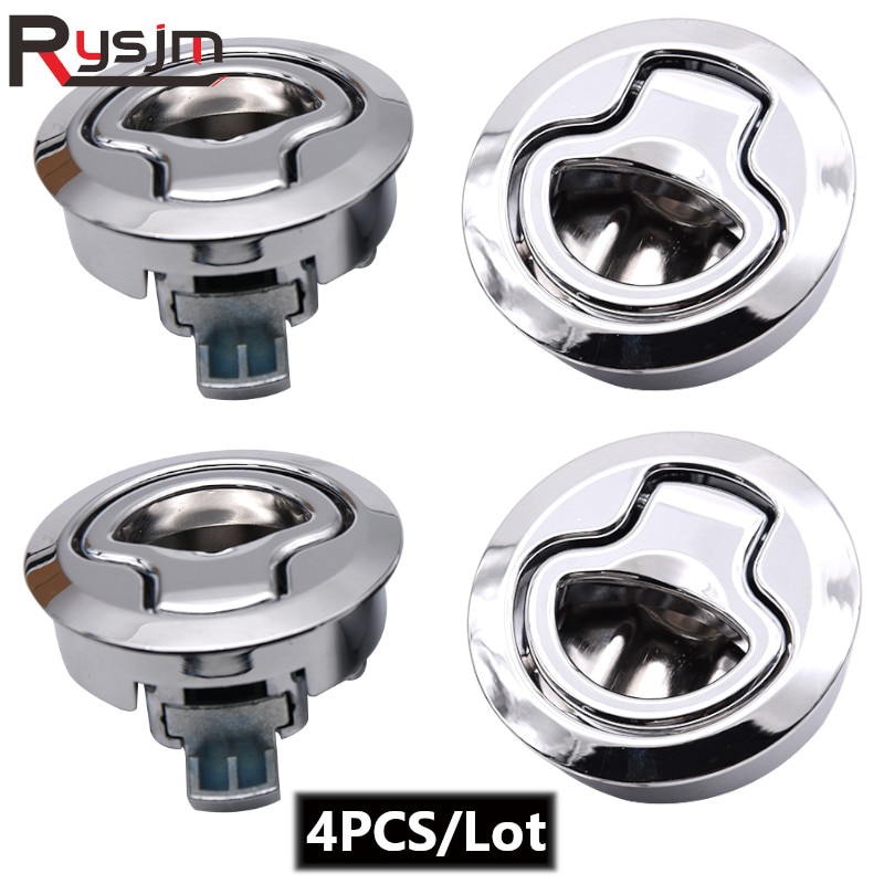 Stainless Steel Marine Boat Yatch Ship RV Flush Pull Slam Latch Mount Hatches Lift Cabinet Lock Latch Without Keys