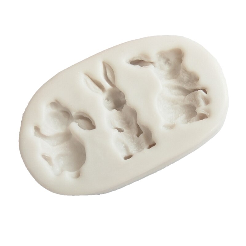 Ostern Hase Silikon bilden Cookie Keramik Machen bilden wiederverwendbar Backen Vorlage Formen für Backen Flüssigkeit Fondant ehemalige