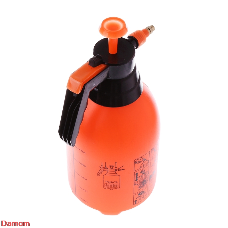 Portable 2.0L Chemical Sprayer Pressure Garden Spray Bottle Handheld Sprayer