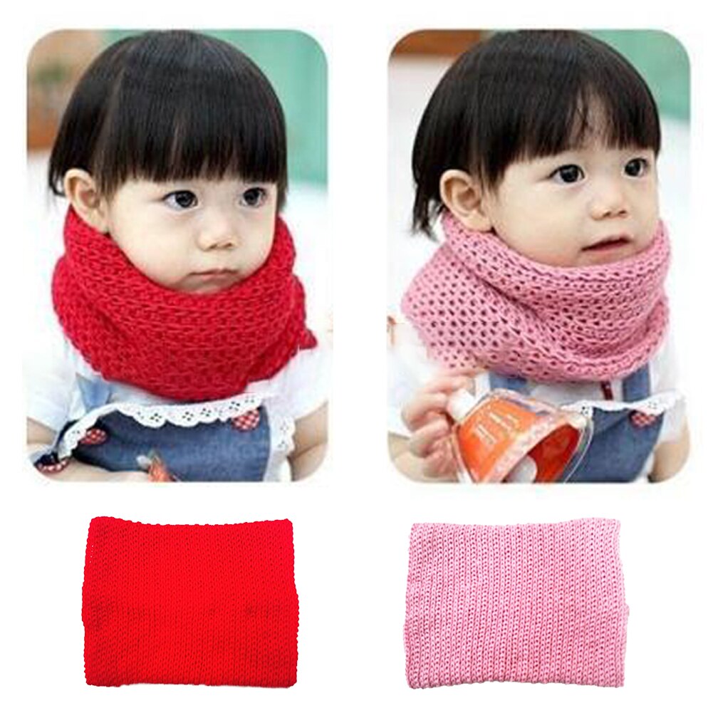 bébé hiver écharpe pour garçons filles brossé tricot cou plus cercle enveloppement bébé bénitier boucle Snood châle écharpe unisexe