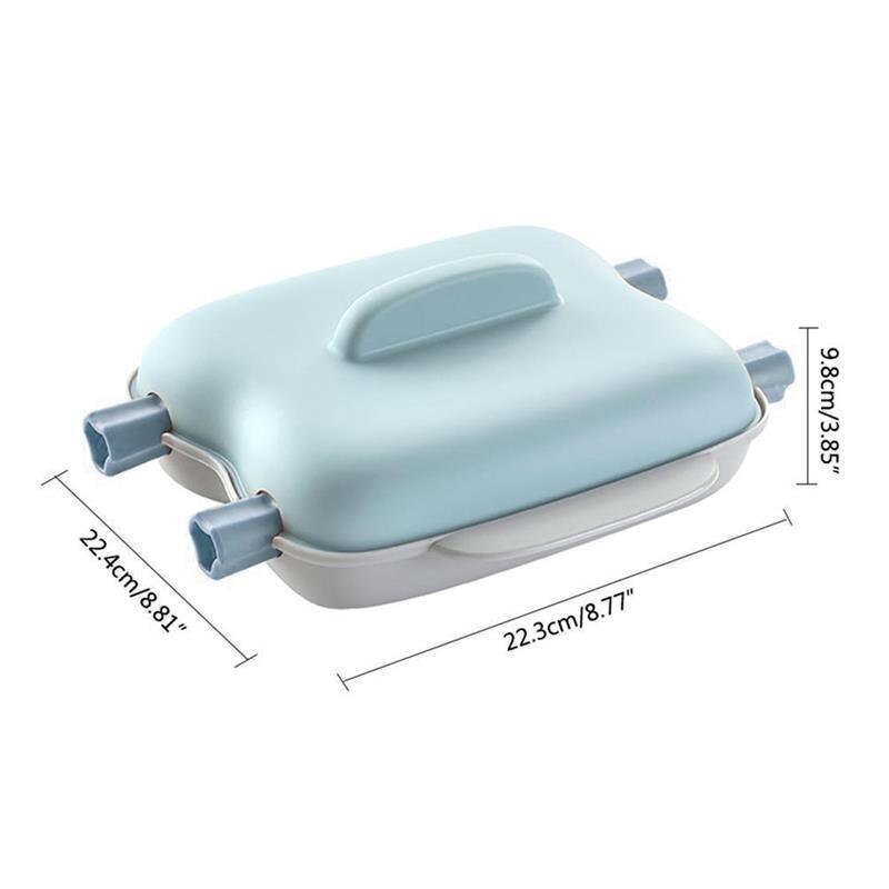 Maïsstomer magnetron maïskoker magnetronbestendig snel 2 maïscontainer gemakkelijk te koken maïs blauwe keukengadget: Default Title