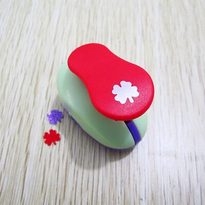 Freies Schiff Mini Furador Eva 8mm Blume Locher Dekorative Papier Cutter Hand Präge Maschine Puncher Scrapbooking Werkzeuge Schneiden: Four Leaf