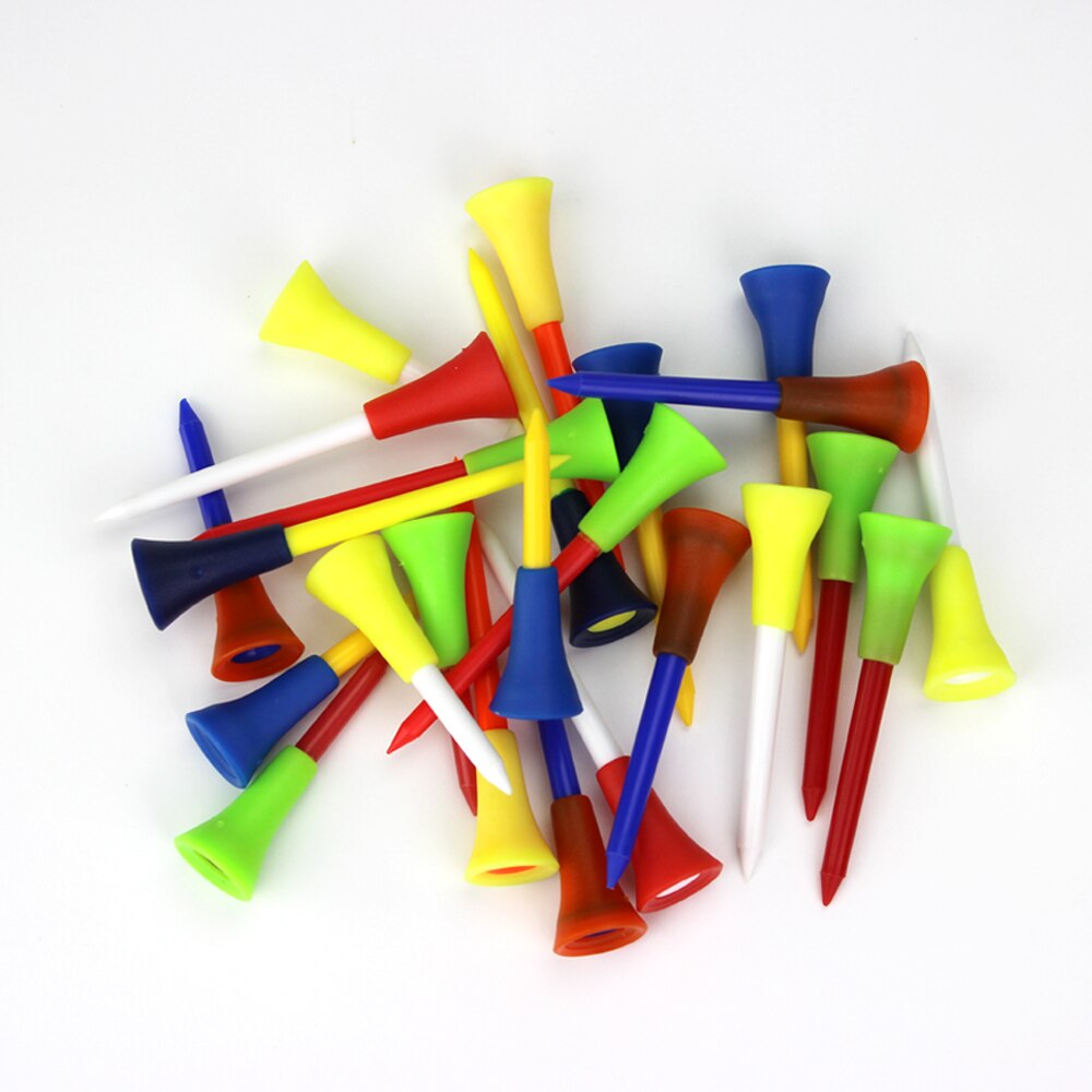 Juego de 10 unids/set de tachuelas de pelota de Golf, accesorios de asiento de bola de plástico, soporte de clavos para ayuda de entrenamiento de golfista