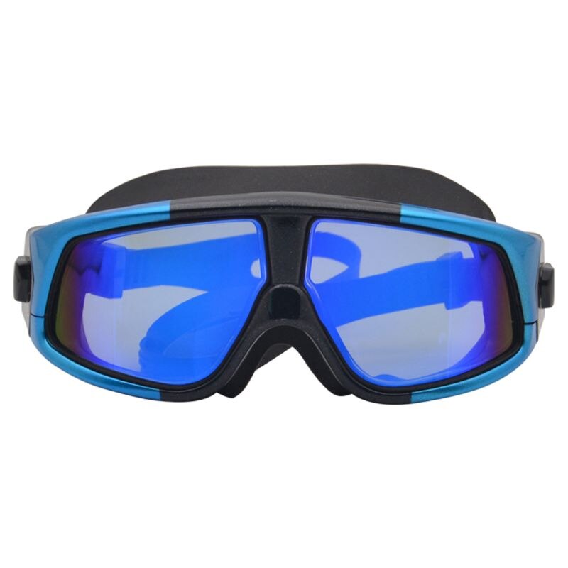Duikmaskers Lekvrije snorkelset, anti-condens zwem-snorkelbril, bril met droge snorkelbuis voor snorkelen masker(Blue